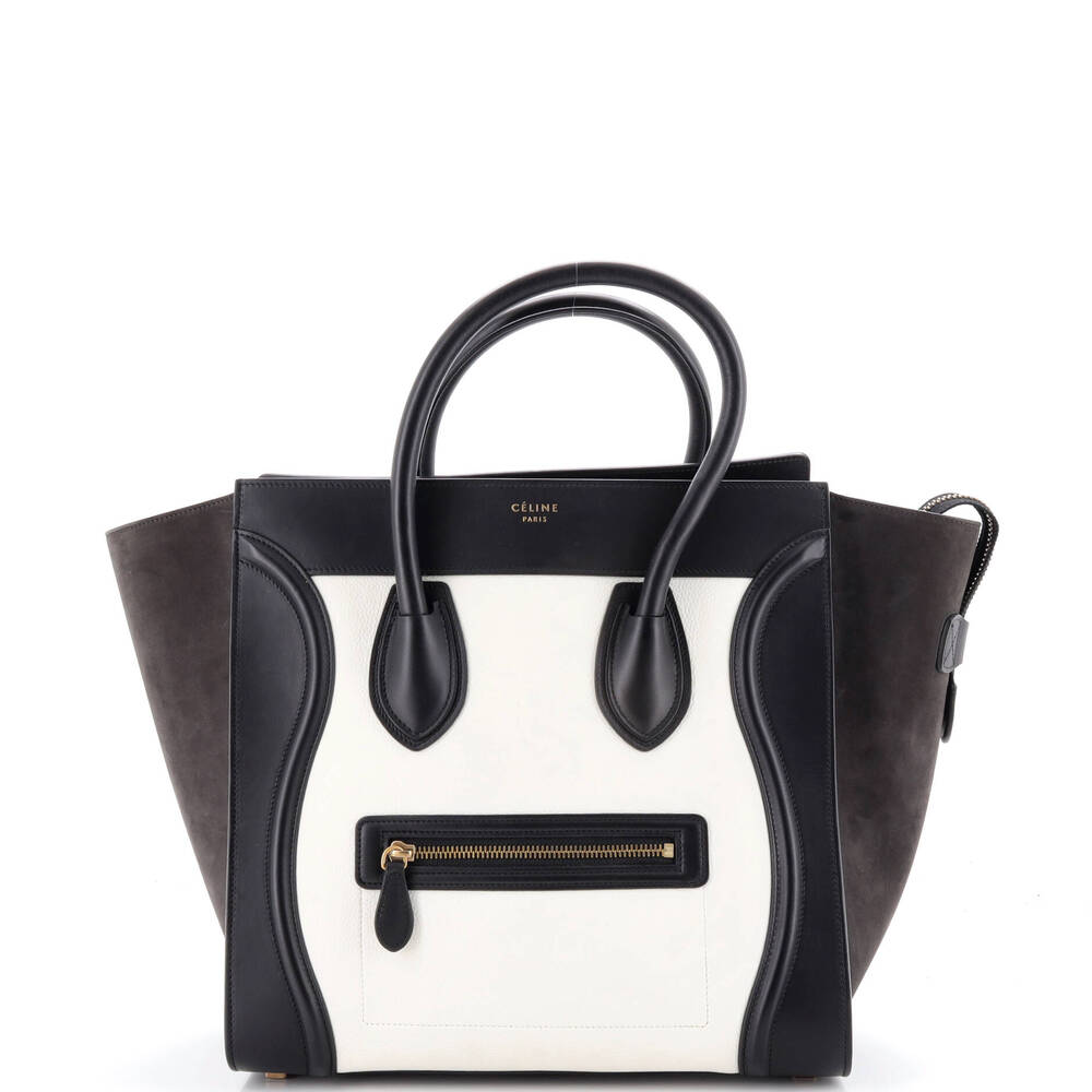 Celine Bicolor Luggage Bag Leather Mini #267948C10B